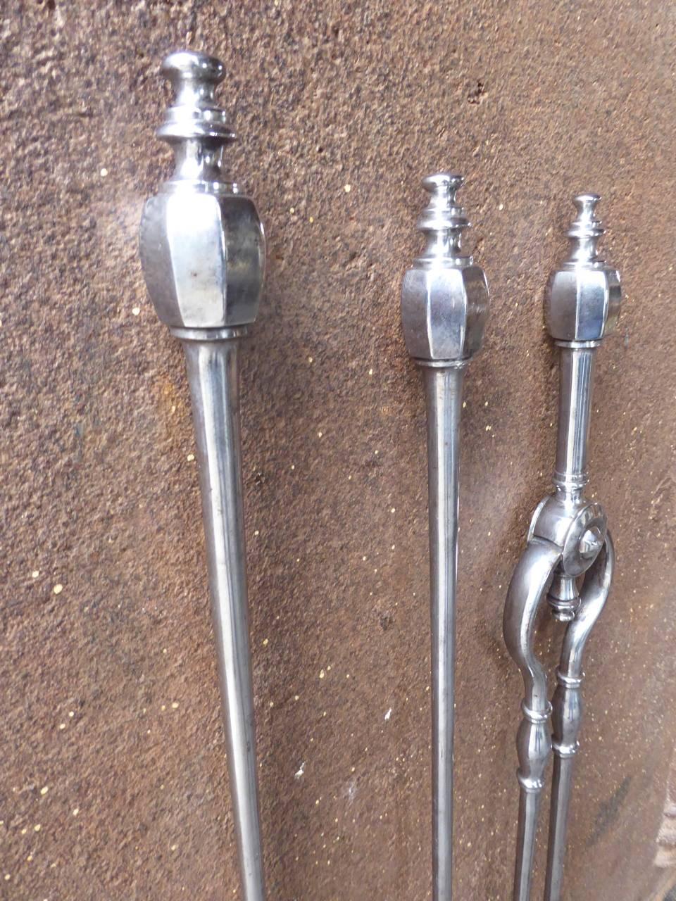 18th-19th Century English Georgian Fireplace Tools or Fire Tools 1