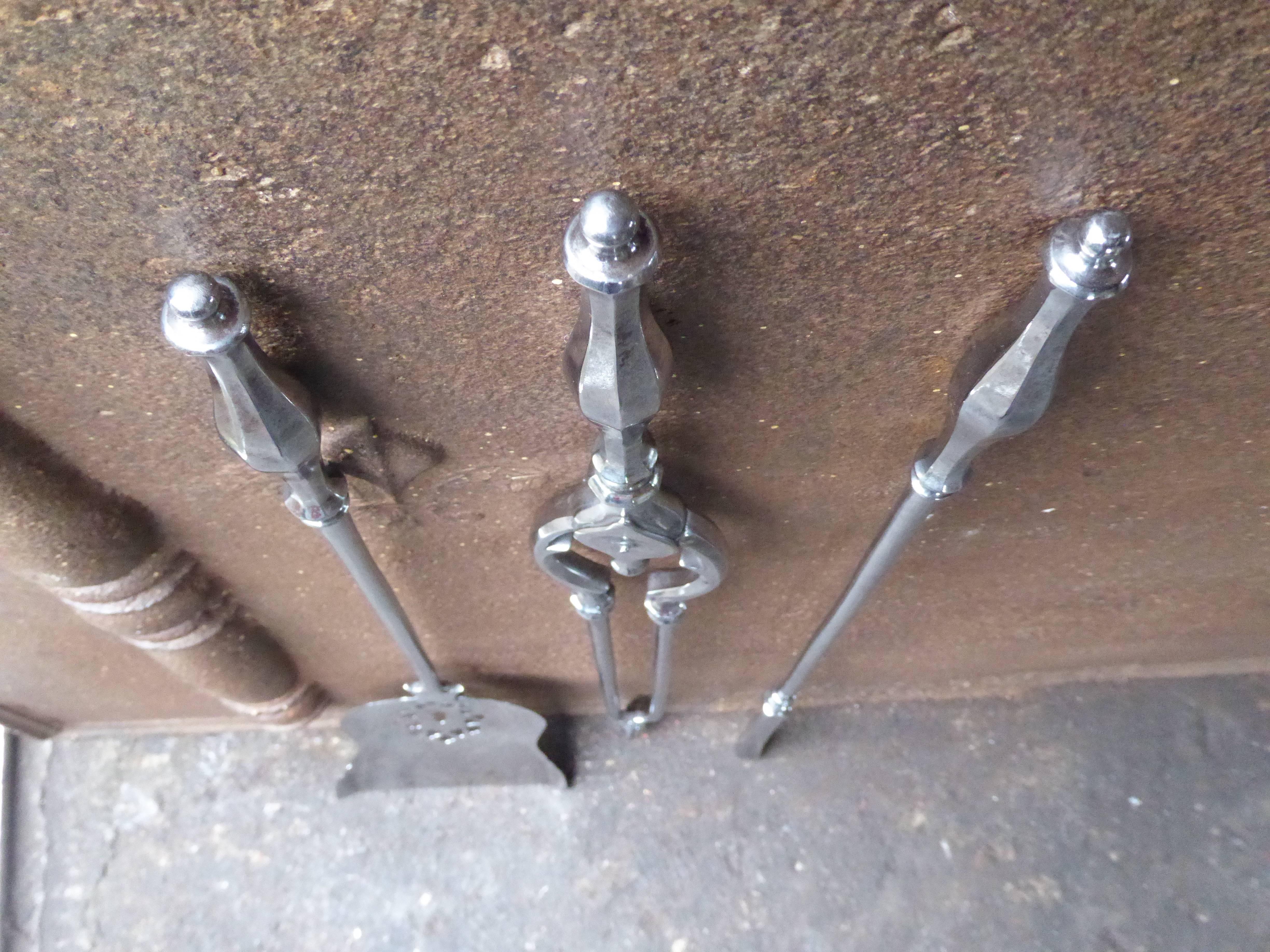 18th-19th Century English Georgian Fireplace Tools or Fire Tools 1