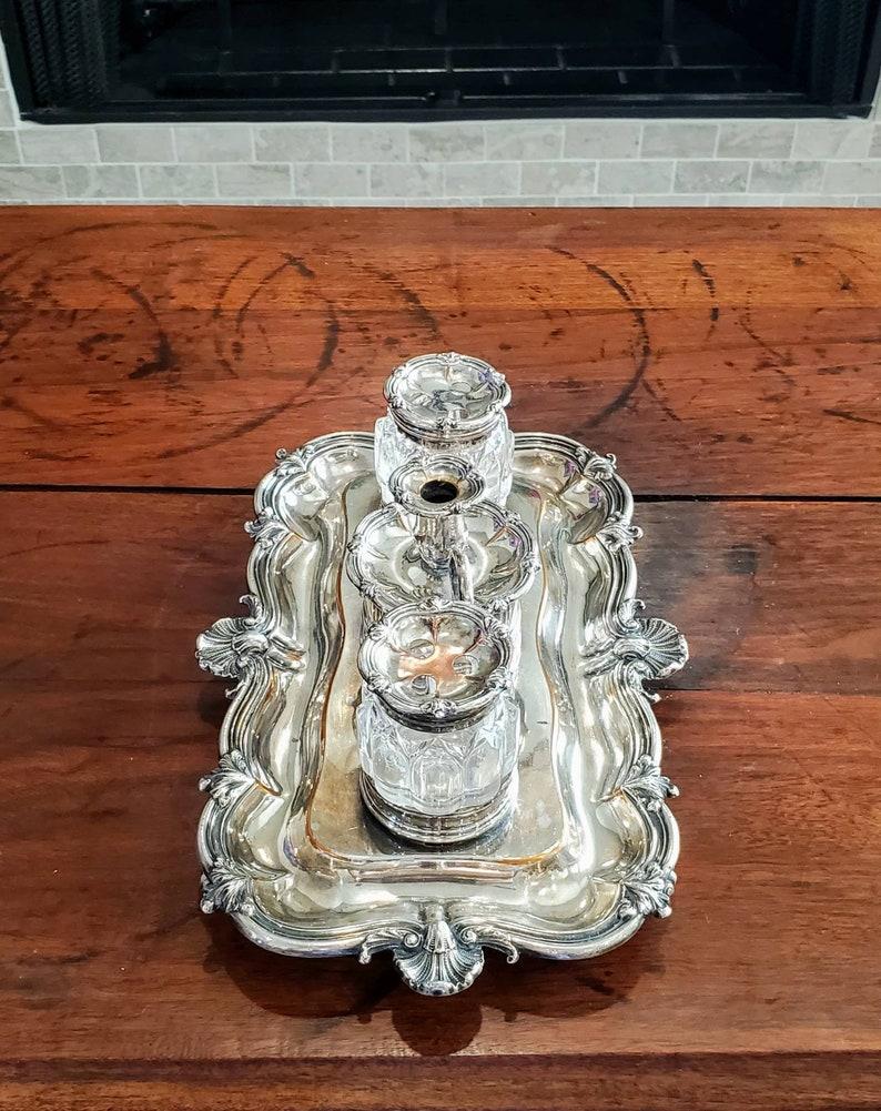 18th/19th Century English Georgian III Period Matthew Boulton Inkstand For Sale 1