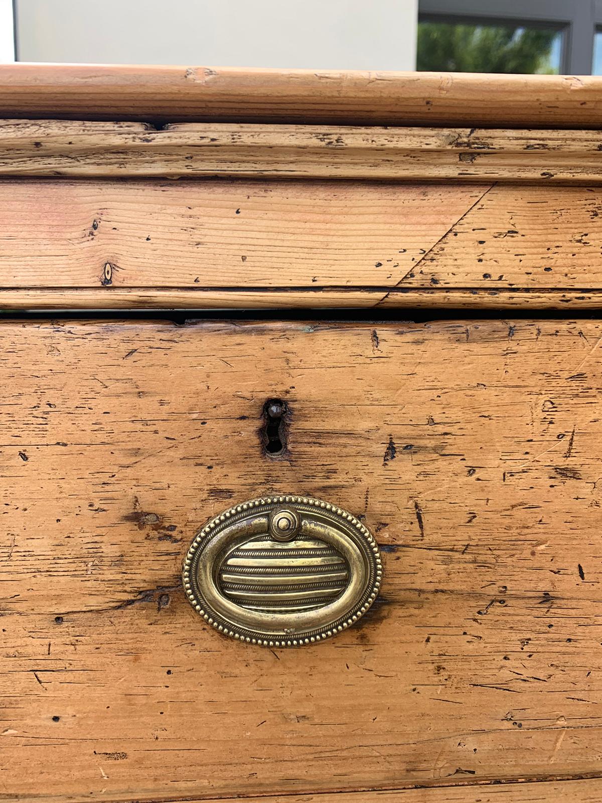 18.-19. Jahrhundert Englisch Scrubbed Pine Dresser Base 6