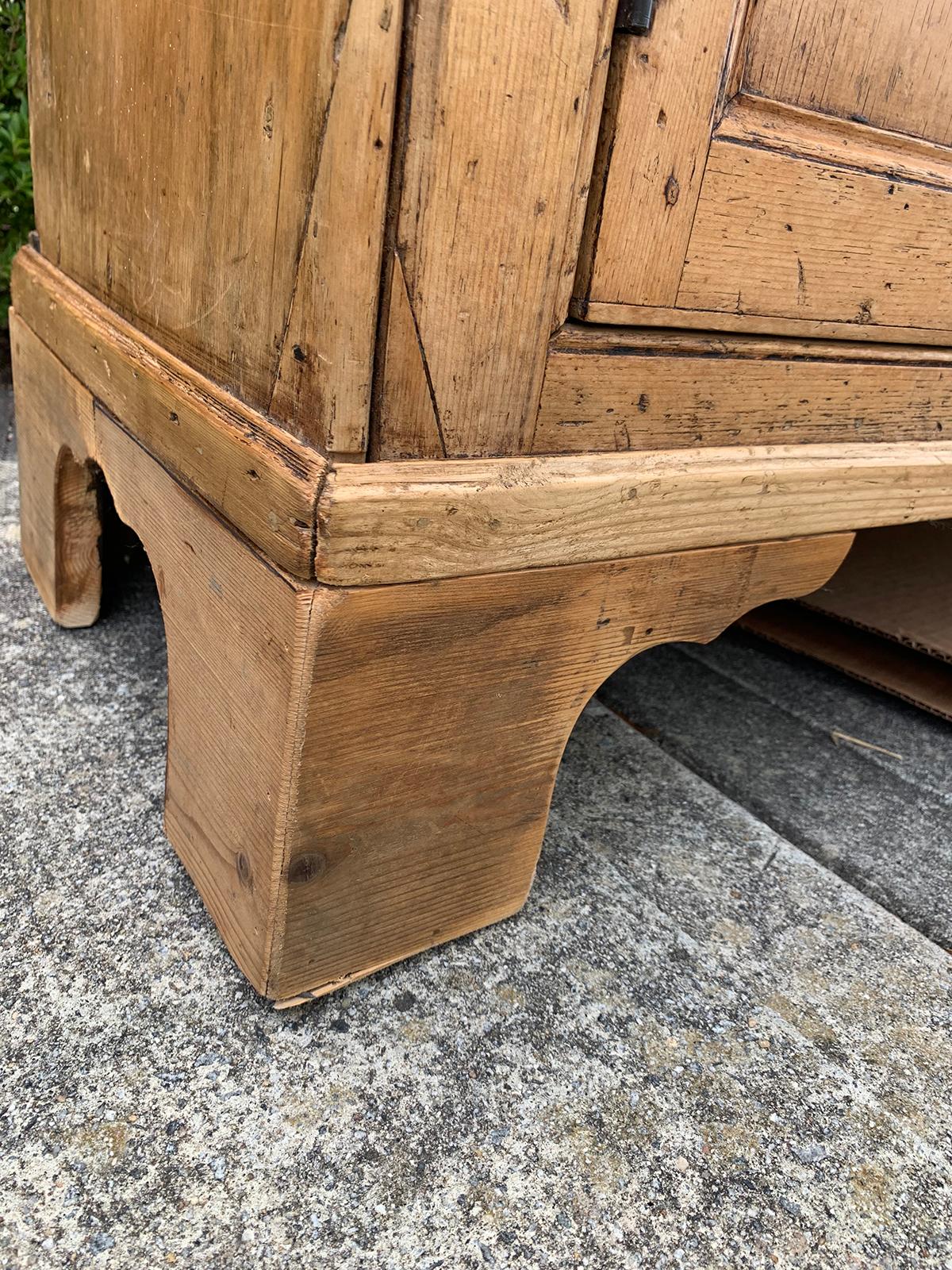 18.-19. Jahrhundert Englisch Scrubbed Pine Dresser Base 8