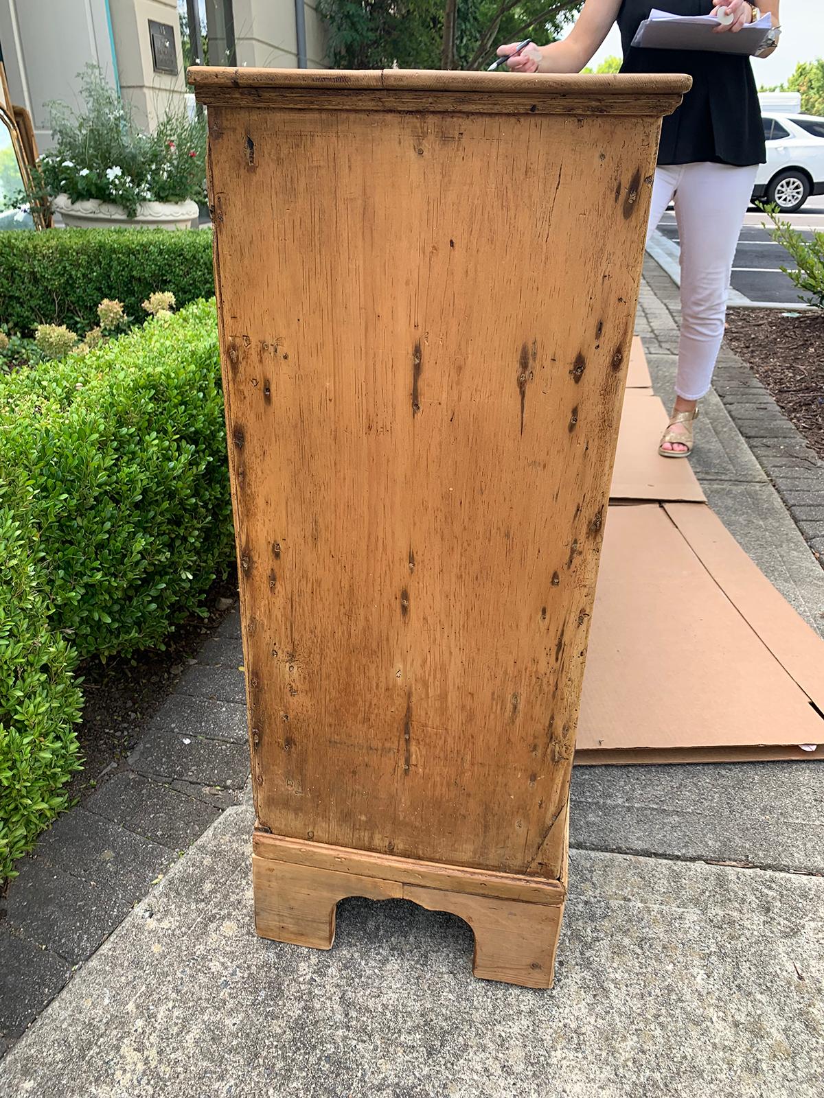 18.-19. Jahrhundert Englisch Scrubbed Pine Dresser Base 1