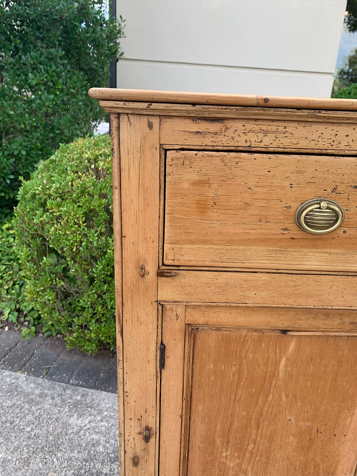18.-19. Jahrhundert Englisch Scrubbed Pine Dresser Base 5