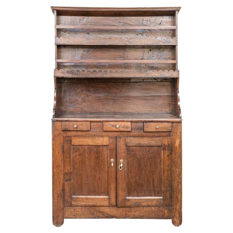 18th/19th Century English/Welsh Oak Cupboard For Sale