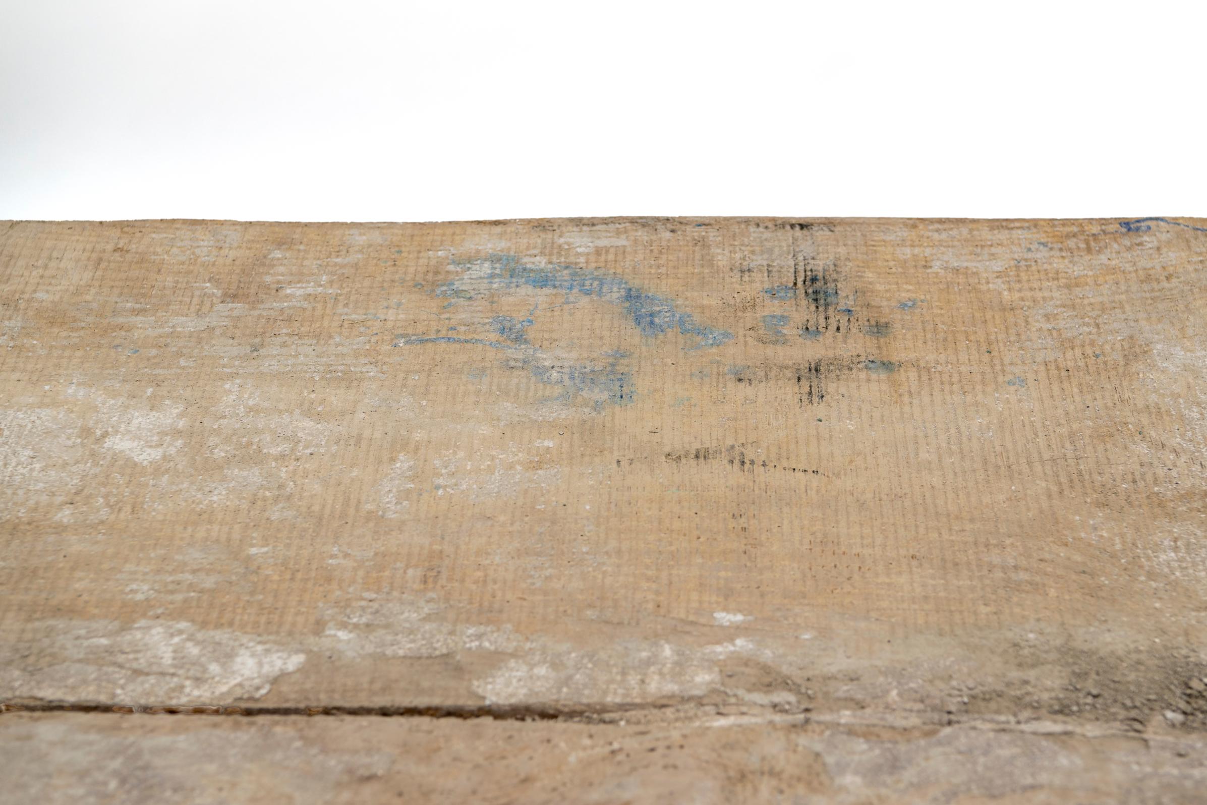 18th - 19th Century European Weathered Wood Carpenters Table For Sale 14