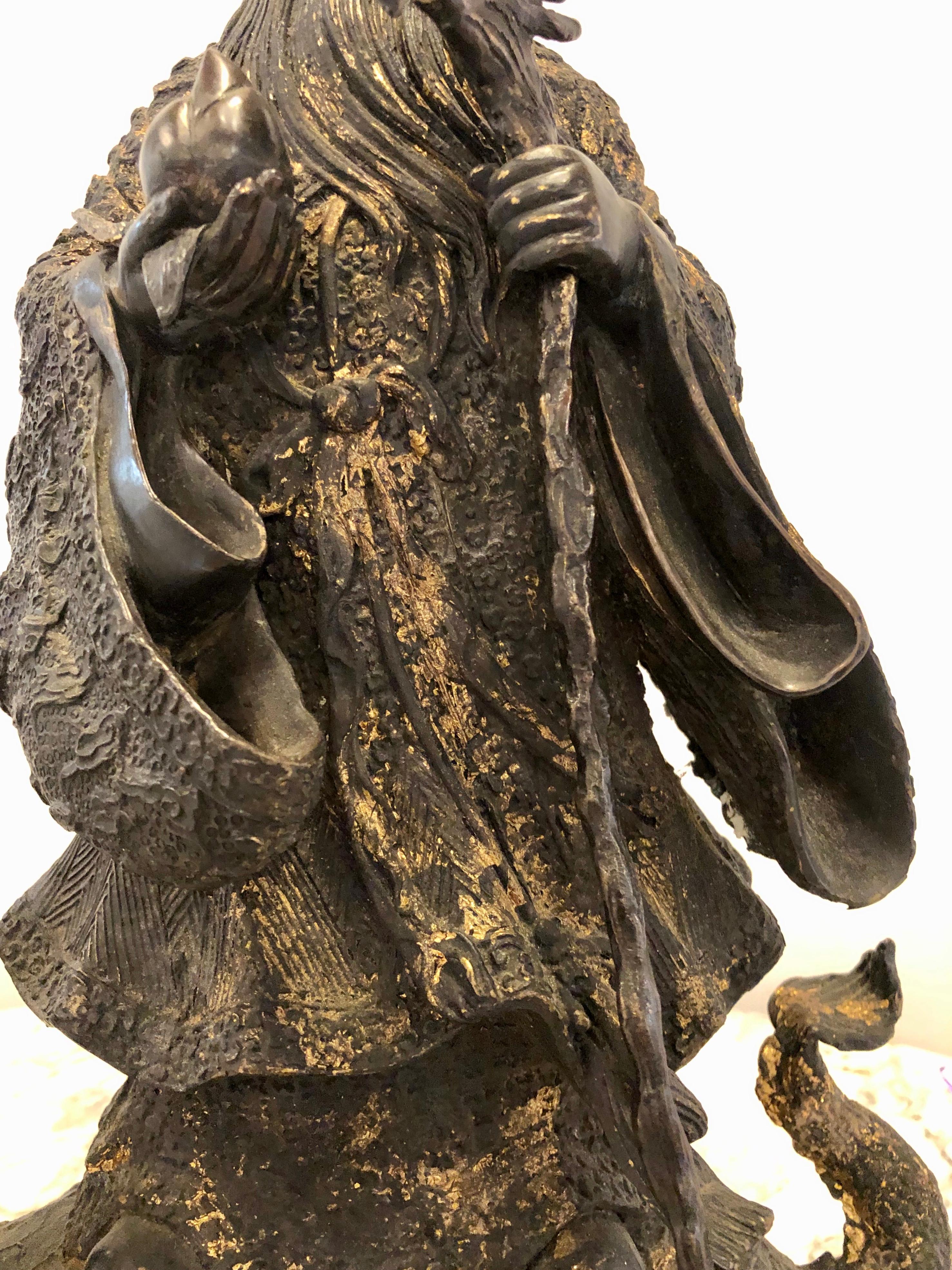 18th-19th Century Figure One of the Three Gods of Good Fortune 1