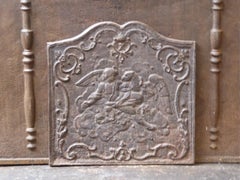 18th-19th Century French 'Abduction of Ganymede' Fireback / Backsplash