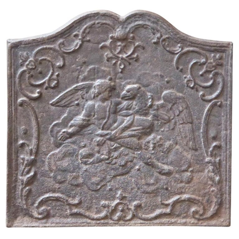 18th-19th Century French 'Abduction of Ganymede' Fireback For Sale