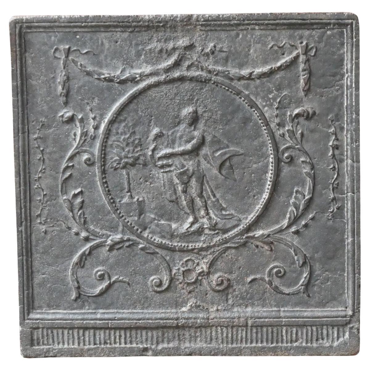 18th - 19th C. French 'Apollo with Lyre' Fireback / Backsplash