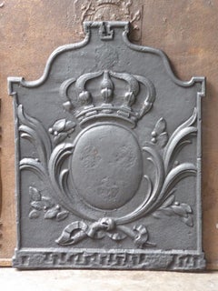 18th-19th Century French 'Arms of France' Fireback