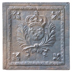 18th-19th Century French 'Arms of France' Fireback