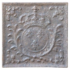 18th-19th Century French 'Arms of France' Fireback