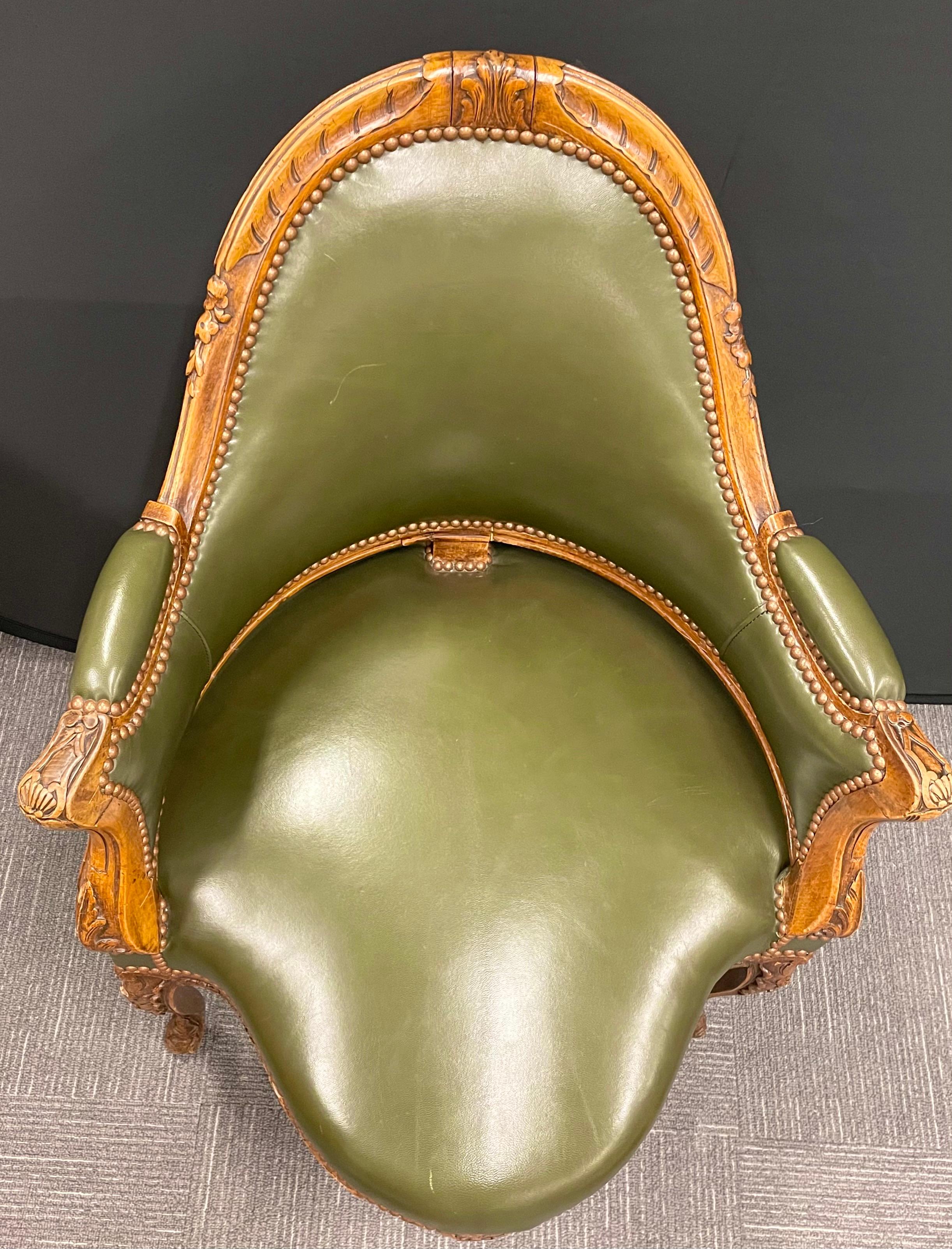 18th/ 19th Century French Bergère de Bureau or Corner Chair 2