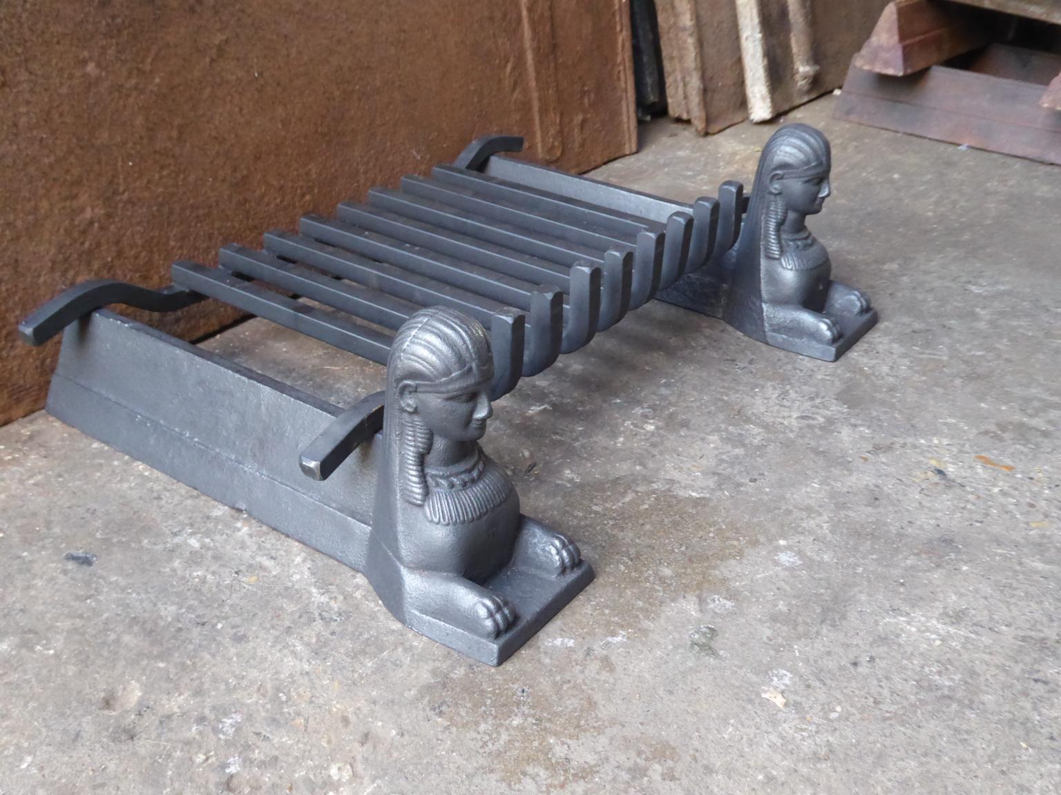 18th-19th Century French Empire Fire Grate, Fireplace Grate 3