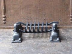 18th-19th Century French Fire Grate, Fireplace Grate