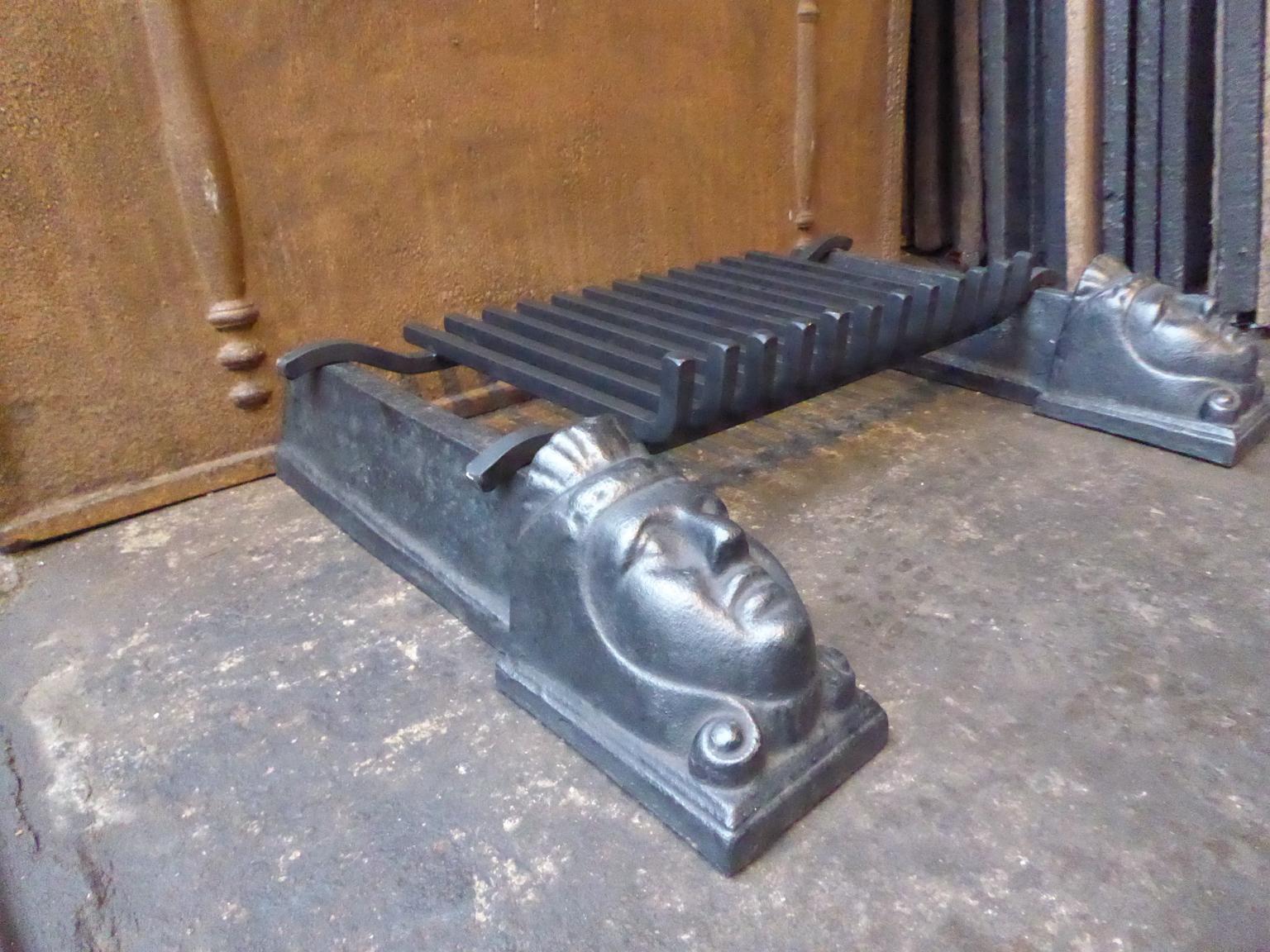 18th-19th Century French Fire Grate, Fireplace Grate 1