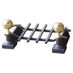 18th-19th Century French Fire Grate, Fireplace Grate