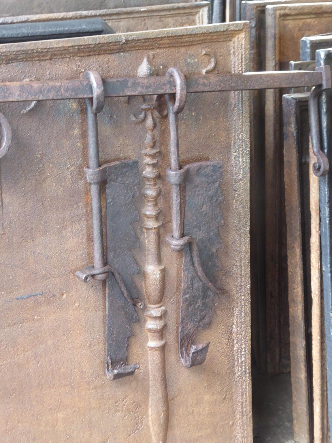 antique fireplace crane