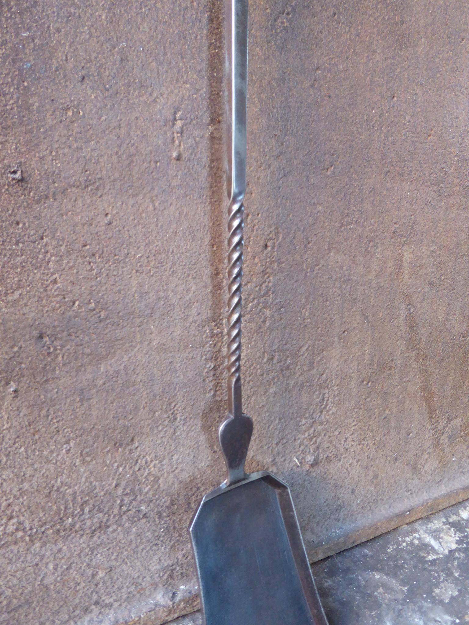 Forged 18th - 19th Century French Fireplace Shovel or Fire Shovel For Sale