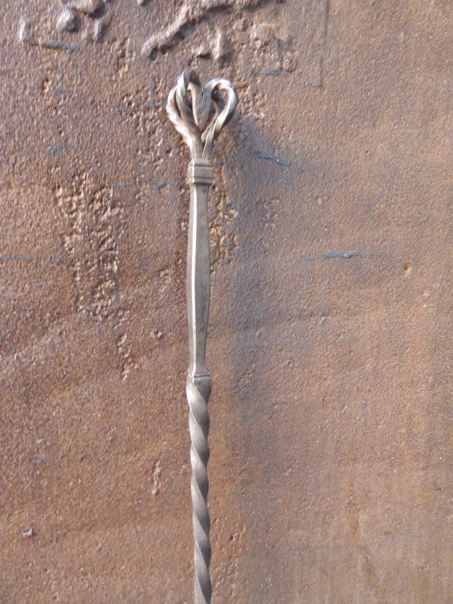 Neoclassical 18th - 19th Century French Fireplace Shovel or Fire Shovel For Sale