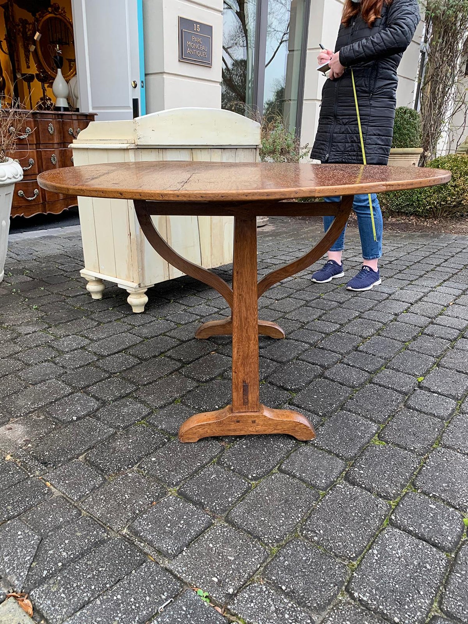 century leisure outdoor furniture on 18th 19th Century French Fruitwood Round Tilt Top Wine Tasting Table At 1stdibs
