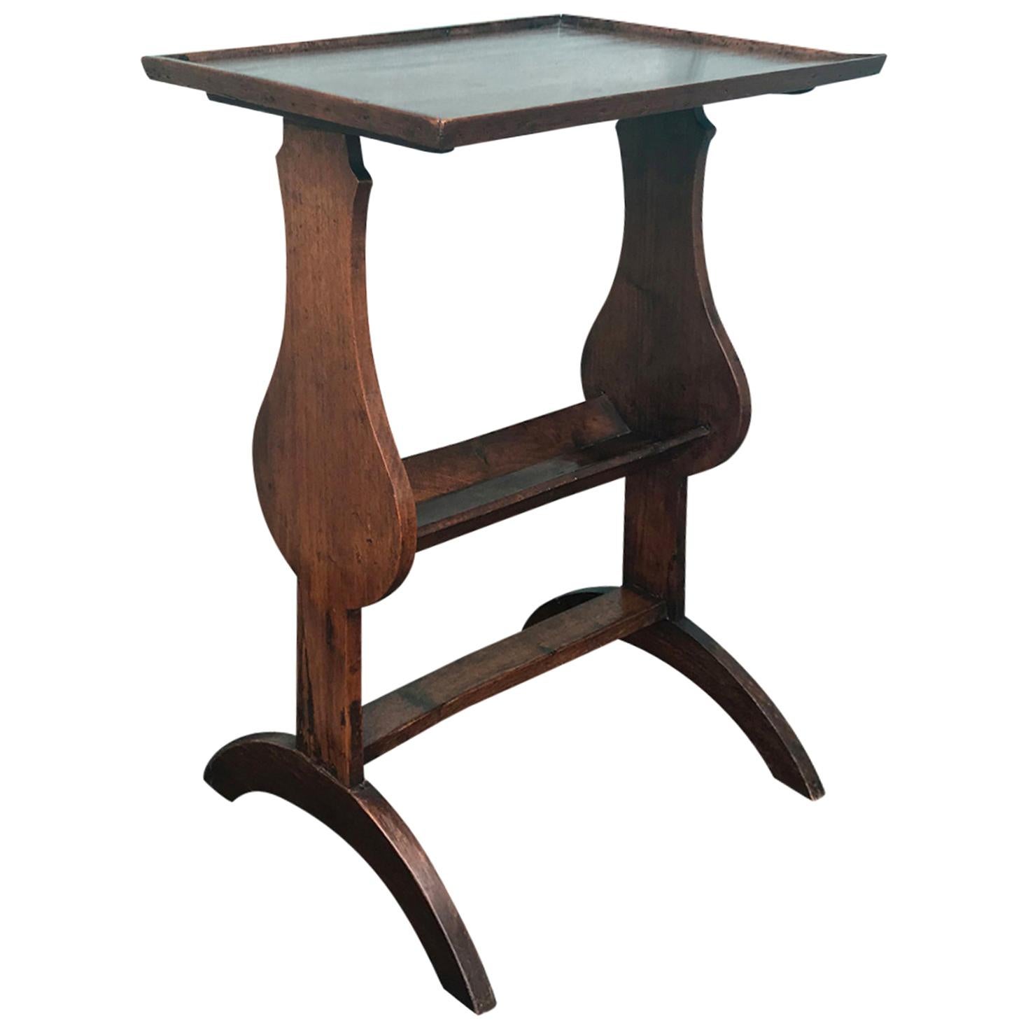 18th-19th Century French Fruitwood Side Table For Sale