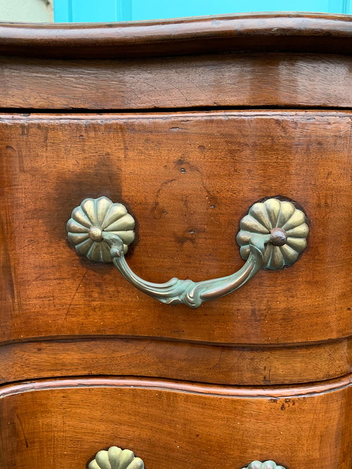 18th-19th Century French Louis XV Style Fruitwood Commode / Chest, Three Drawers 4