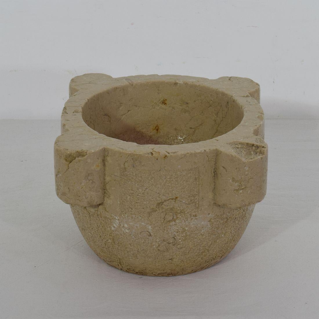 Country 18th-19th Century, French Marble Mortar