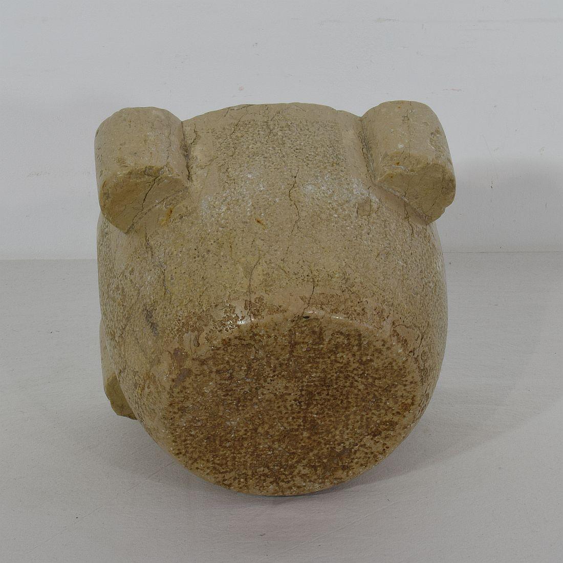 18th-19th Century, French Marble Mortar 1