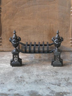18th-19th Century French Neoclassical Fireplace Grate or Fire Grate