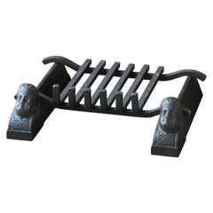 18th-19th Century French Neoclassical Fireplace Grate or Fire Grate