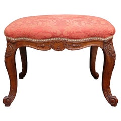 18th-19th Century French Stool / Bench / Tabouret