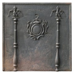 18th-19th Century French 'the Eagle of Napoleon' Fireback / Backsplash
