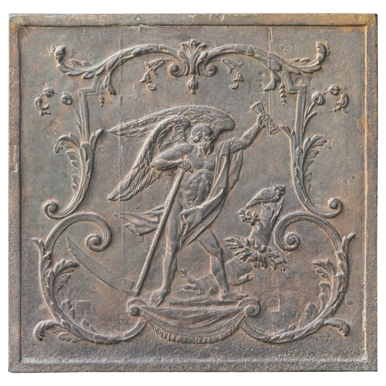 Rivestimento per caminetto francese del XVIII-XIX secolo