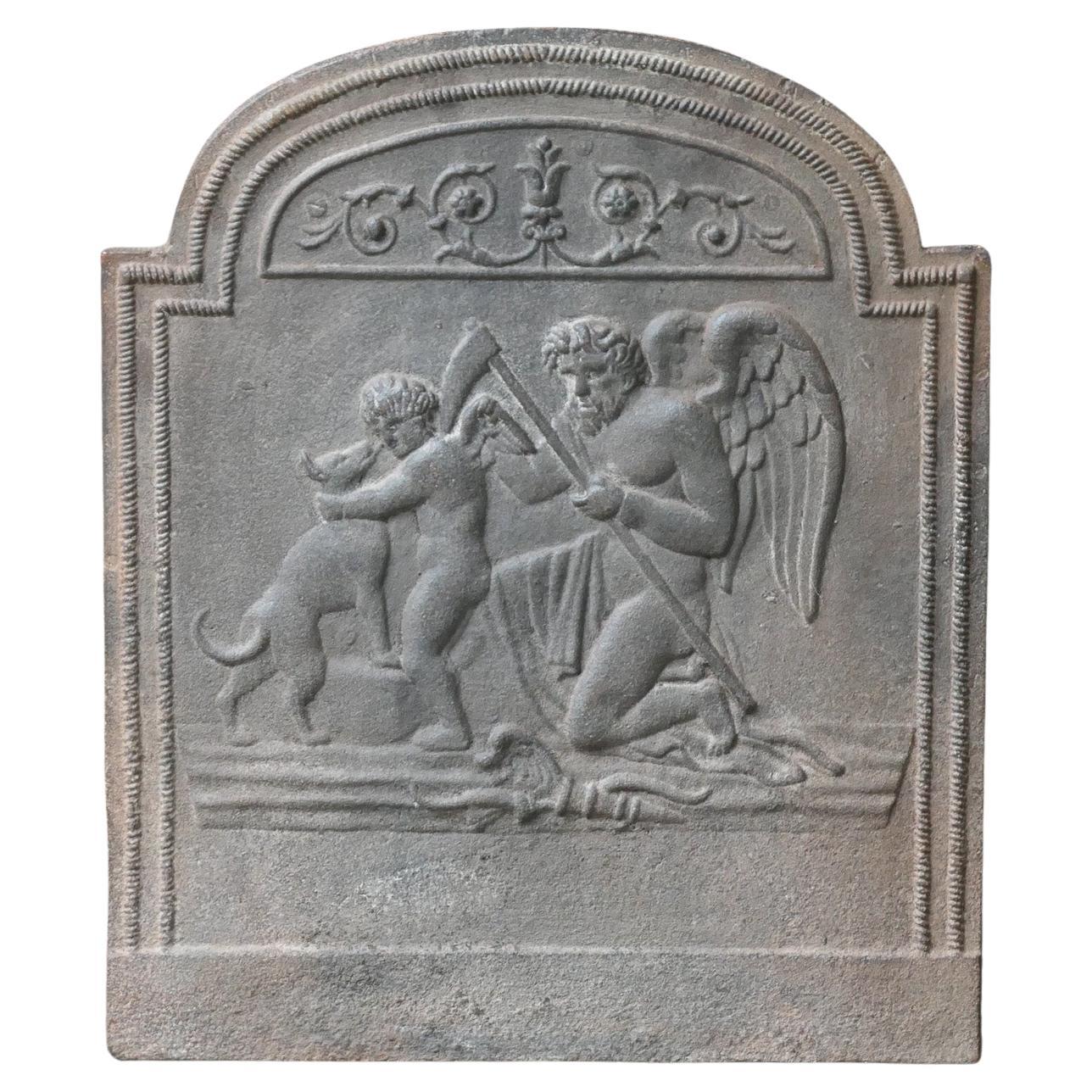 Rivestimento per caminetto francese del XVIII-XIX secolo