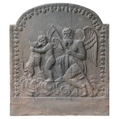 18th-19th Century French 'the Time' Fireback