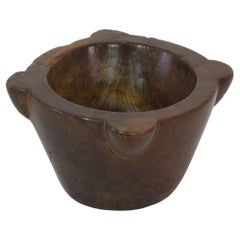 18th-19th Century, French Wooden Mortar