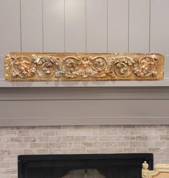 Italienische Barocke architektonische Fries-Tafel aus dem 18./19. Jahrhundert