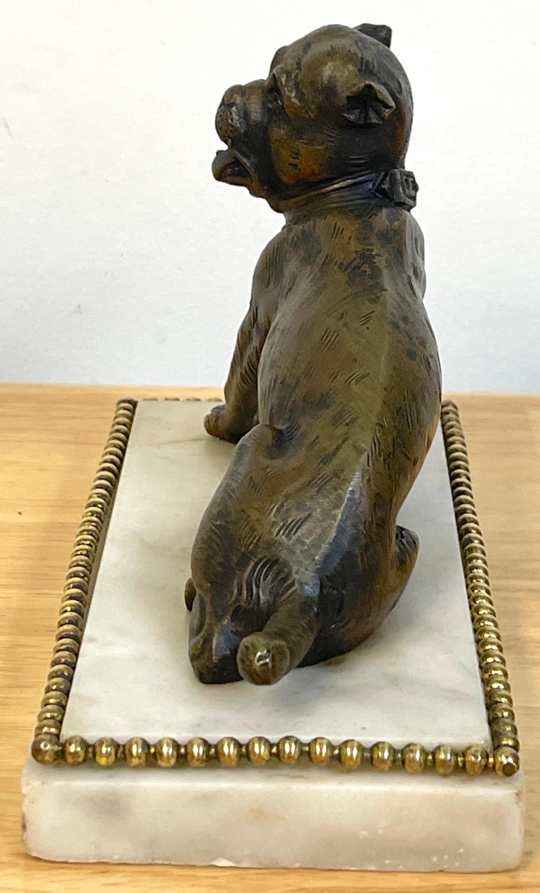 XIXe siècle Figure en bronze italienne du 18ème et 19ème siècle représentant une « Loup » assise en vente