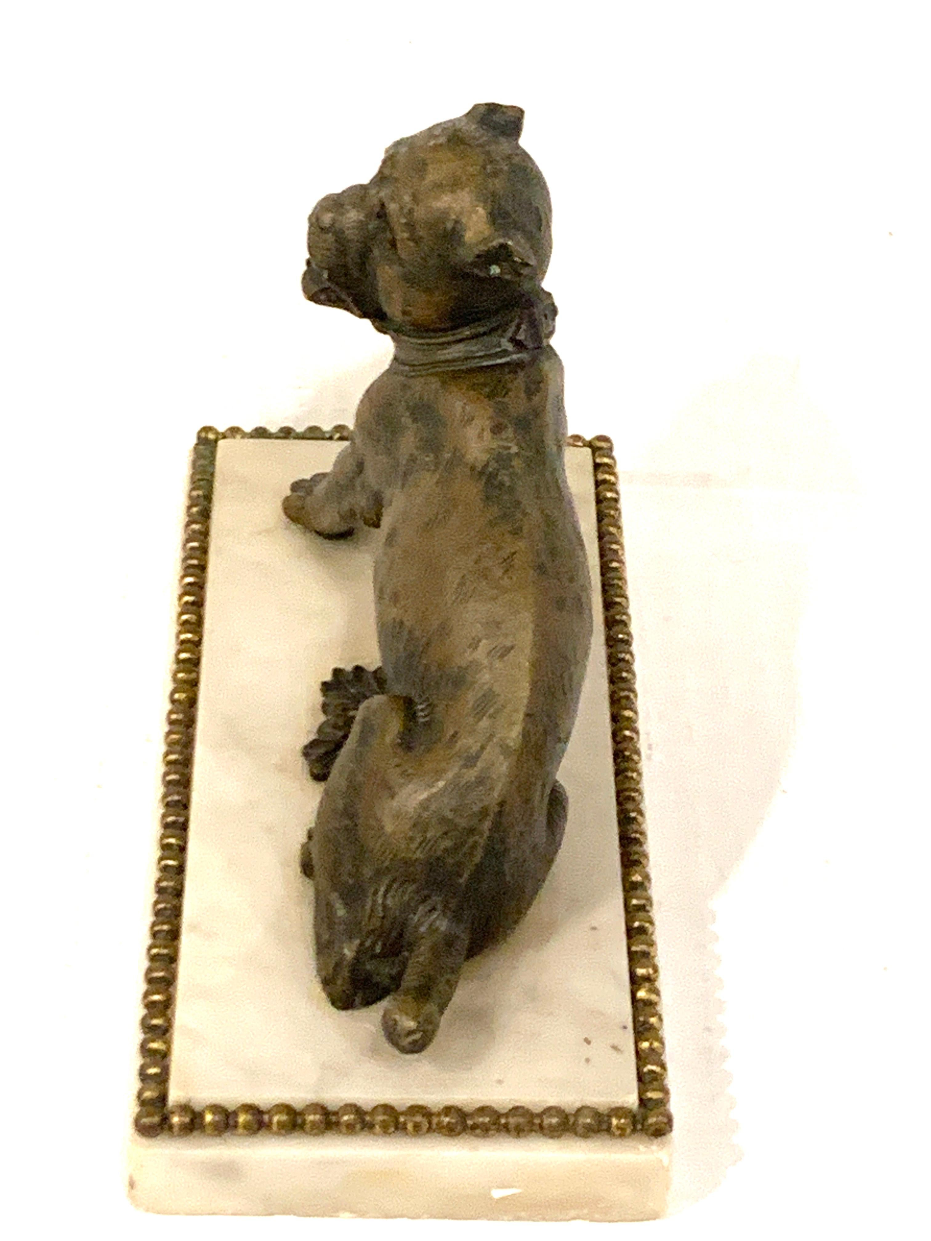 18th-19th Century Italian Bronze Sculpture a Seated She-Wolf For Sale 5