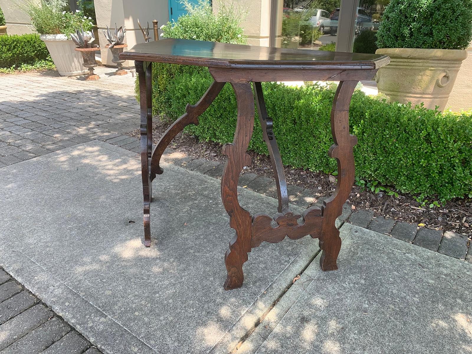 18th-19th Century Italian Wood Console For Sale 1