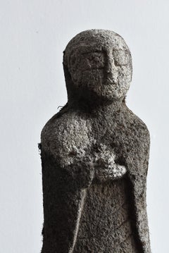18th-19th Century 'Mid-Late Edo Period' Japanese Stone Buddha "Jizo Bodhisattva"