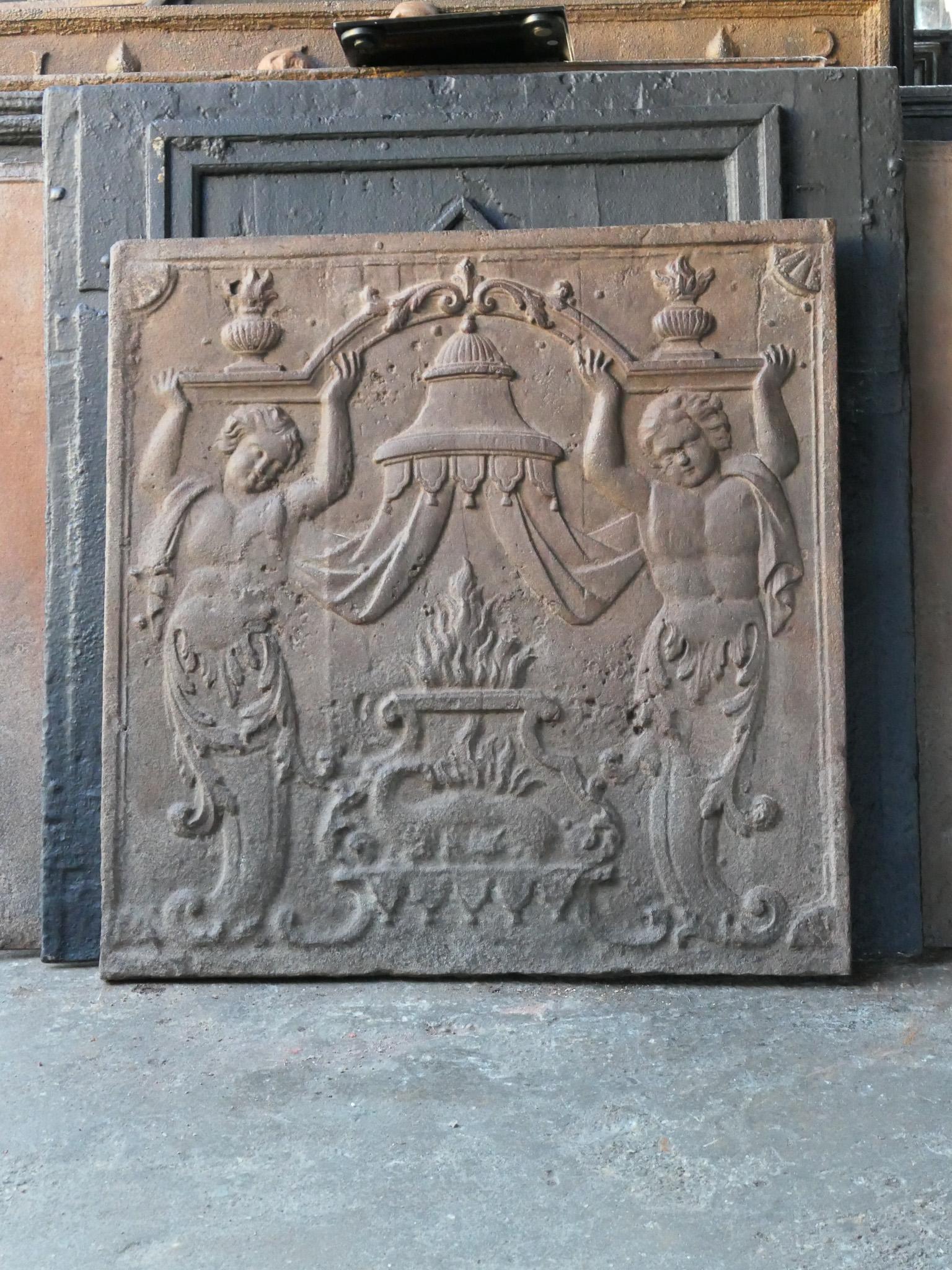 Renaissance Plaque de cheminée / dosseret 