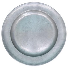 18th-19th Century Pewter Charger