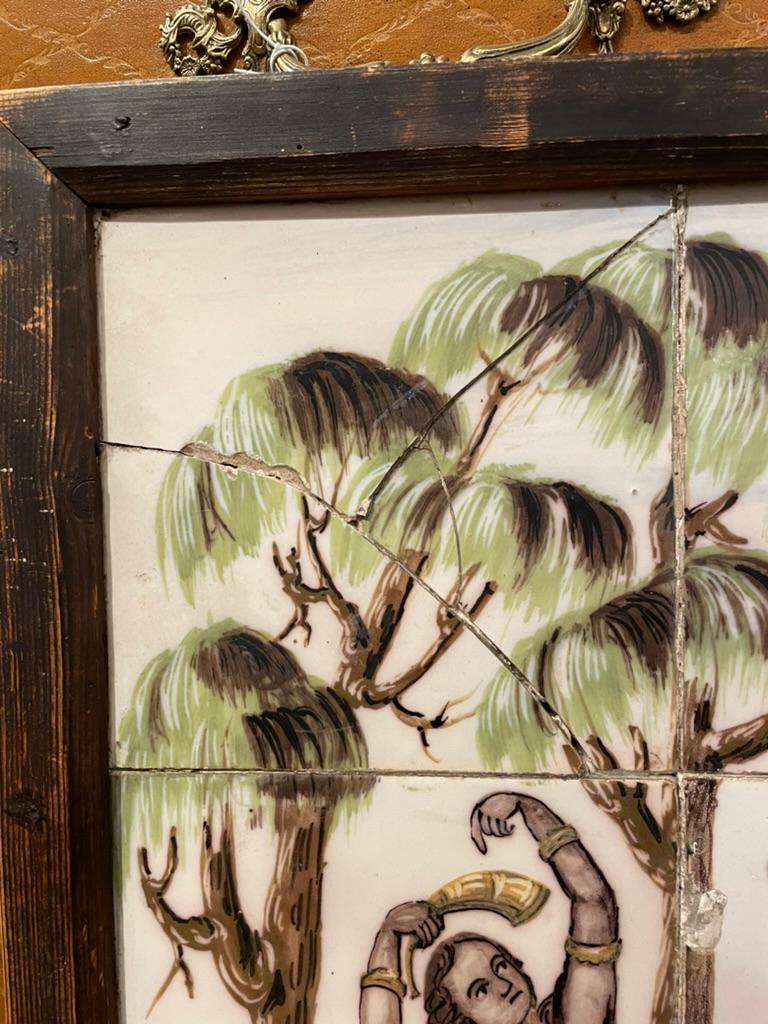 Peinture portugaise du 18e/19e siècle représentant des amérindiens en vente 8