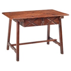 18th/19th Century Spanish Pine Trestle Table