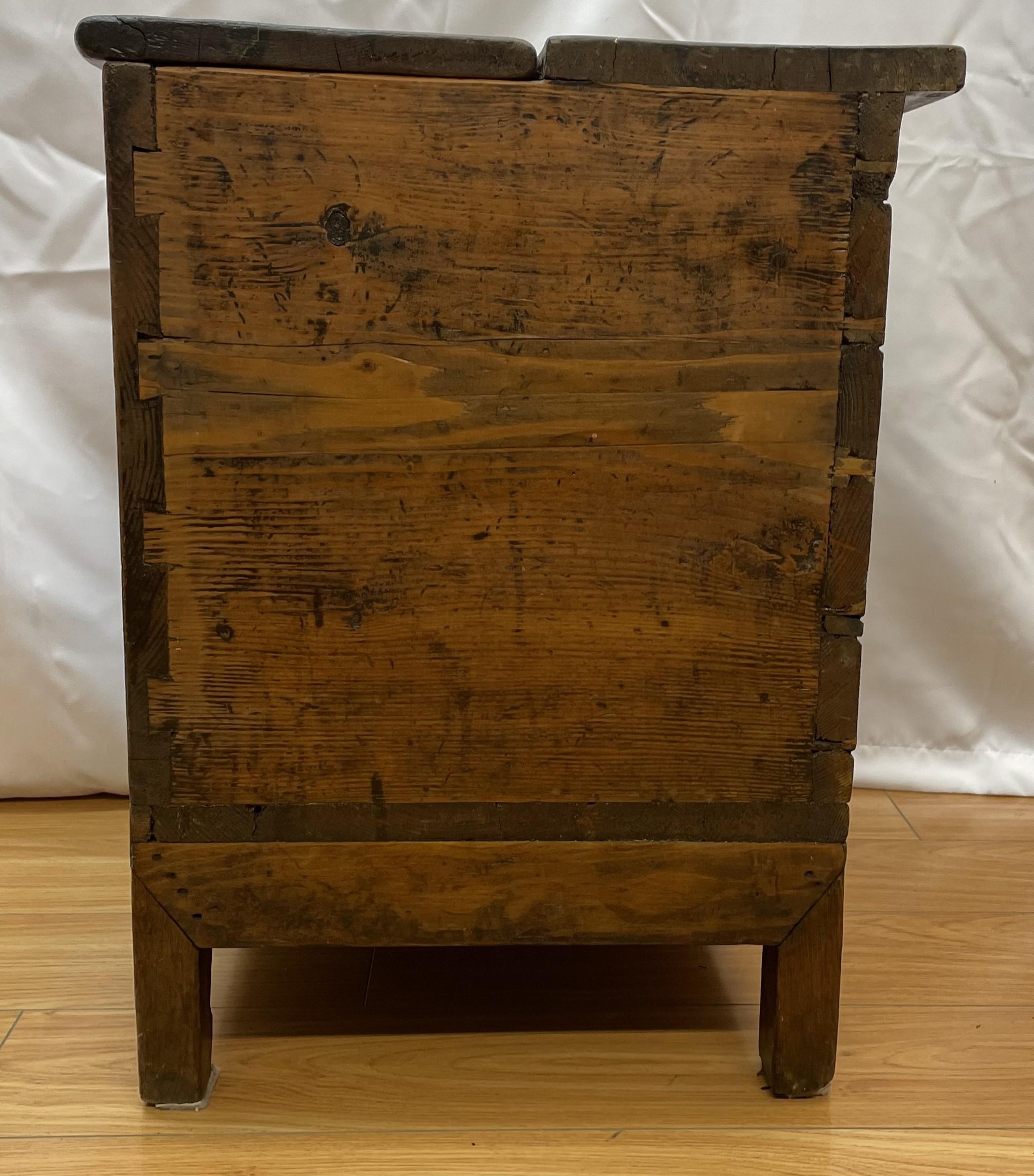 Wood 18th - 19th century sugar chest For Sale