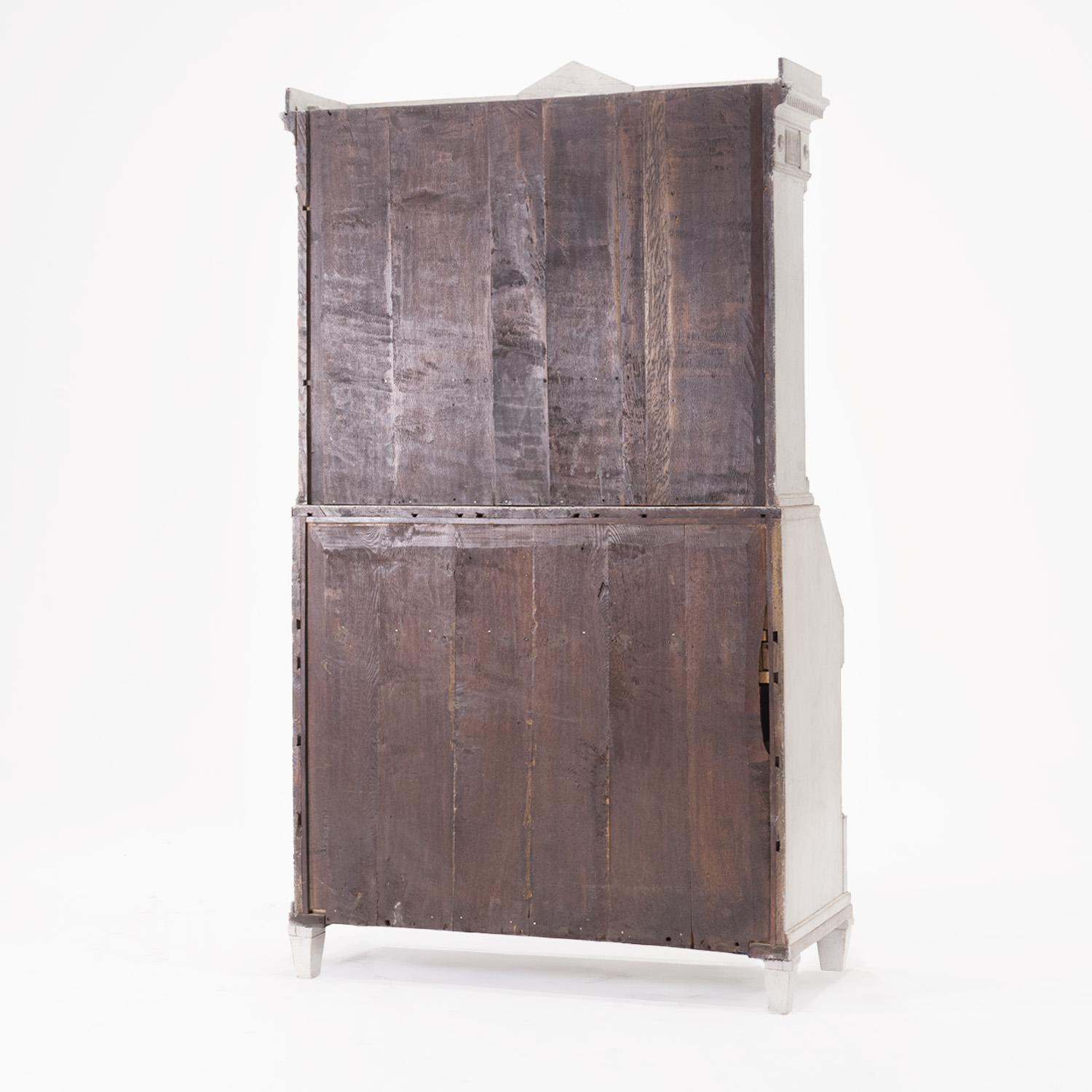 18th - 19th Century Swedish Gustavian Pinewood Bureau - Scandinavian Secretaire in vendita 4