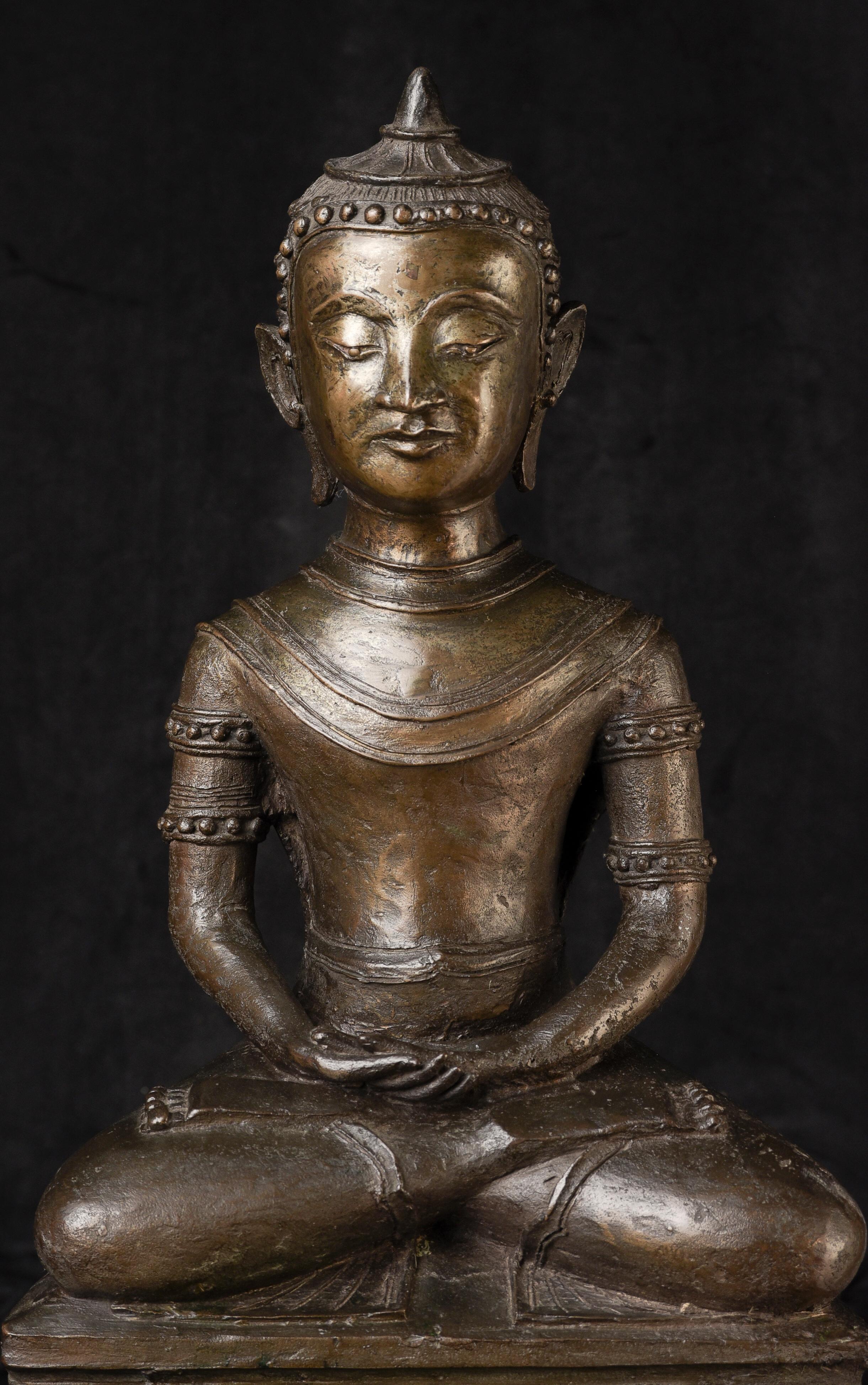 Birman Grand bouddha birman unique du 18e/19e siècle, 10346 en vente