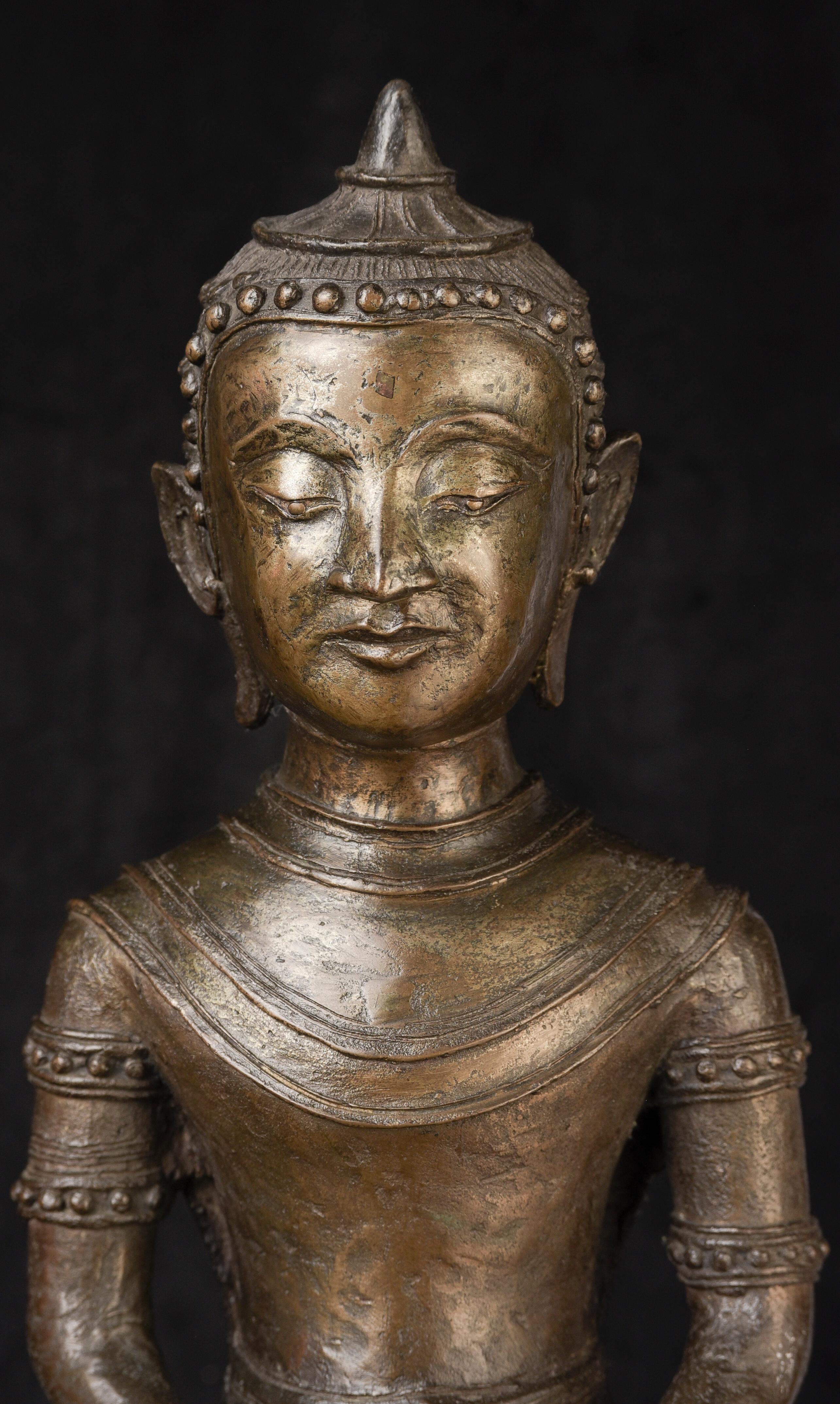 Moulage Grand bouddha birman unique du 18e/19e siècle, 10346 en vente